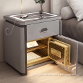 Smart nightstand Nightstand Modern wood end side table